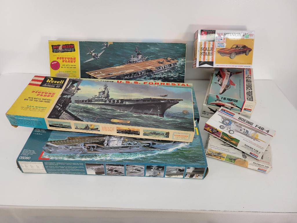 Vintage Model Kits Estate Collection -Lot #6 (9pc) (1 of 6)