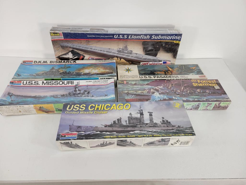 Vintage Model Kits Estate Collection -Lot #9 (6pc) (1 of 5)