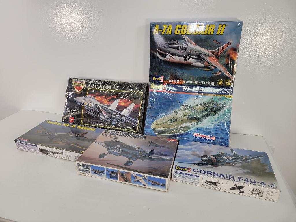 6pc Vintage Model Kits Estate Collection -Lot #12 (1 of 4)