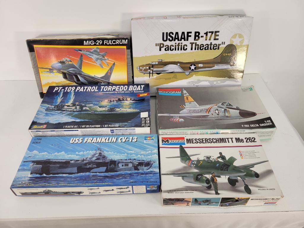 6pc Vintage Model Kits Estate Collection -Lot #14 (1 of 5)