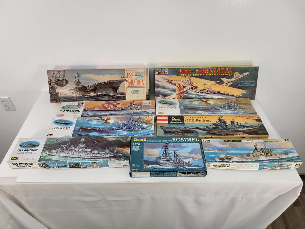 9pc Vintage Model Kits Estate Collection -Lot #20 (1 of 6)