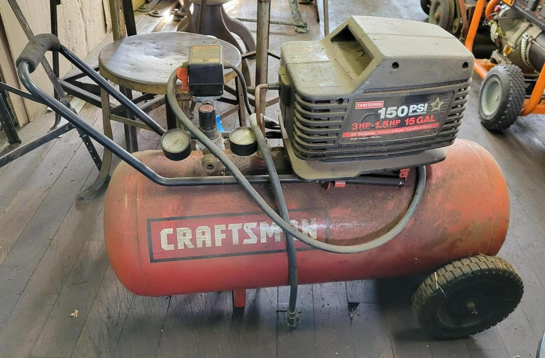 Craftsman 15 gallon 3hp 150 psi air compressor deals