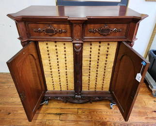 19th C. Victorian Slide Drawer Specimen Cabinet