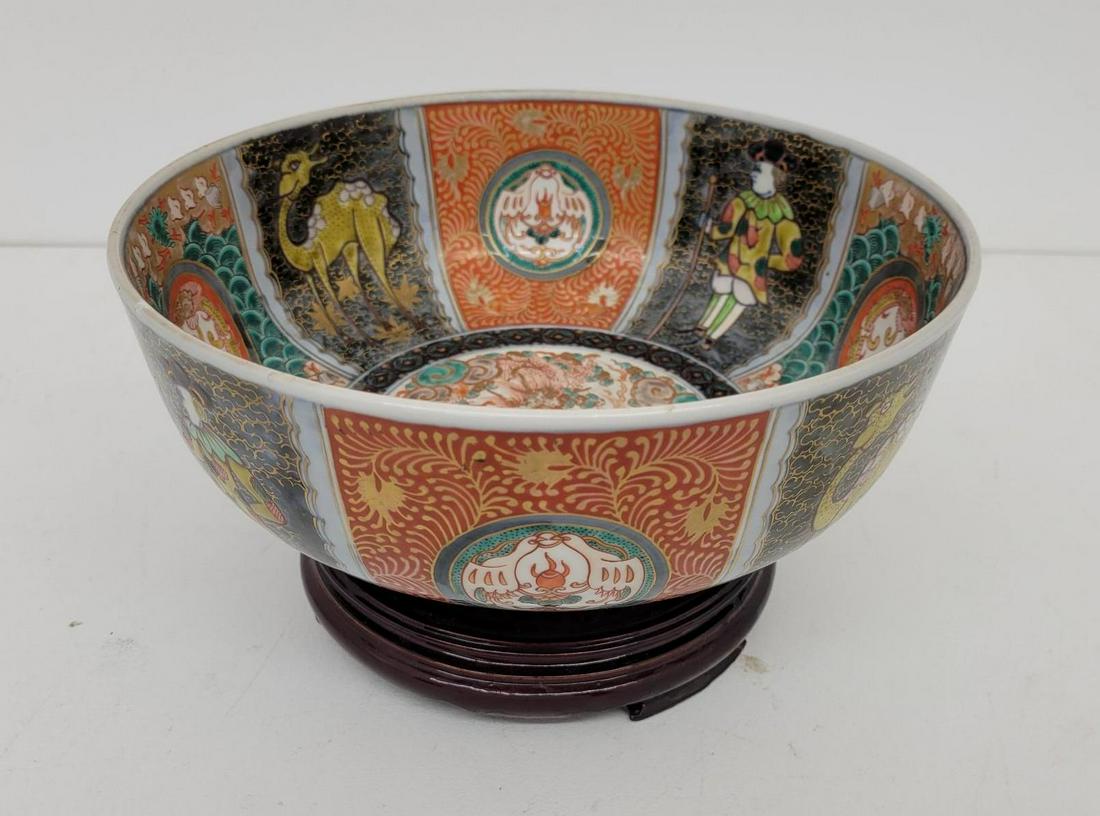 Oriental Chinese Export Ware Bowl w/ Stand (1 of 5)
