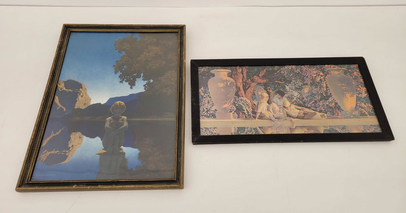 2pc Early 20th C. Original Maxfield Parrish Prints (1 of 10)