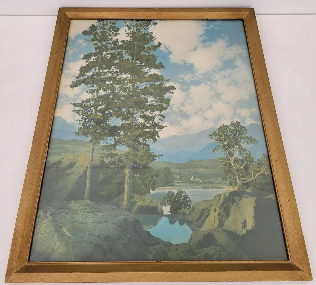 Original Maxfield Parrish Print Thy Templed Hills (1 of 6)