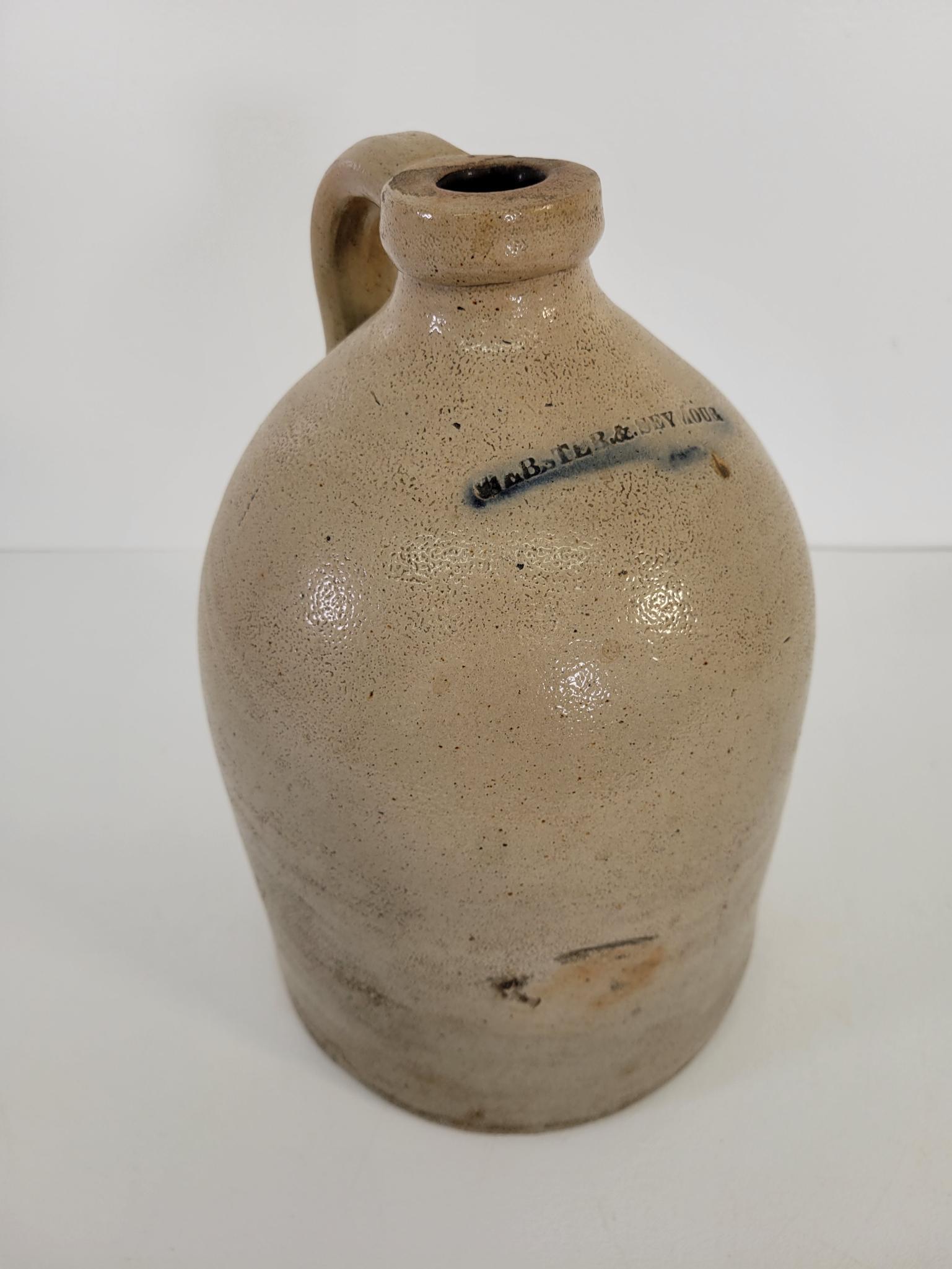 19th C. "Webster & Seymour" Stoneware Crock (1 of 5)