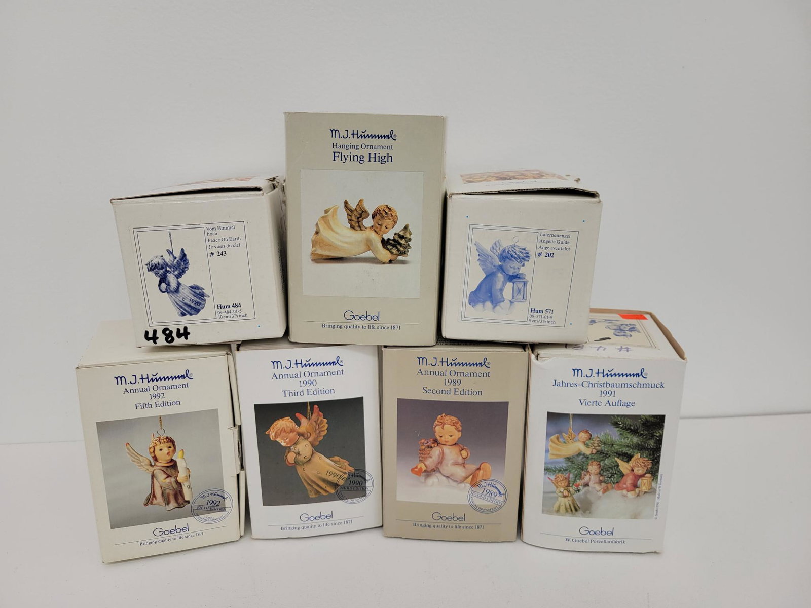 Lot #16 of Hummel Christmas Ornaments (7pc): Description: This lot includes a small grouping of Hummel Christmas ornaments. This lot is part of a large 500 piece collection we will be selling in this auction! You get all of the pieces in the pho
