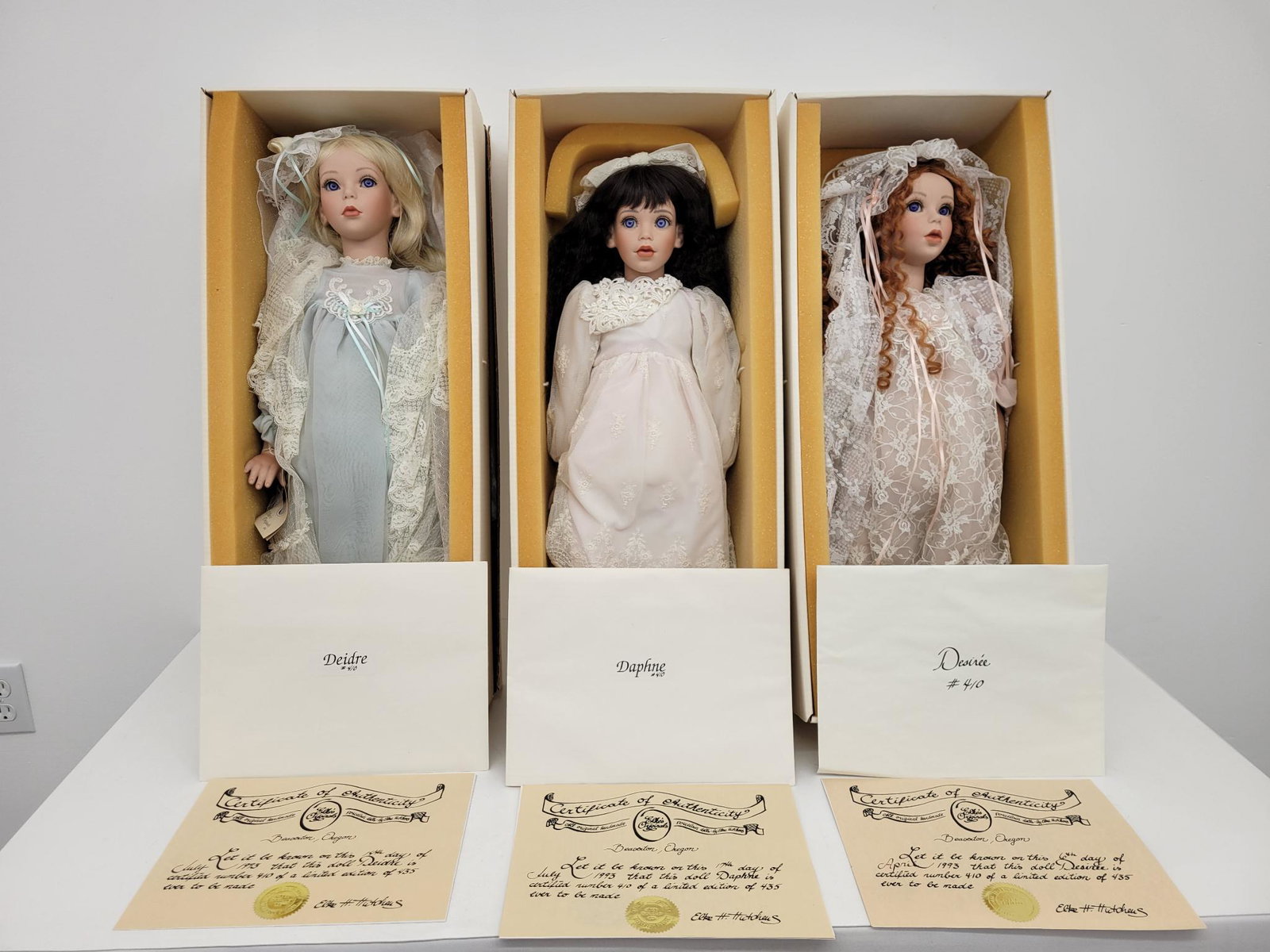 3pc Lot of "Ellee's Originals" Dolls in Boxes (1 of 7)
