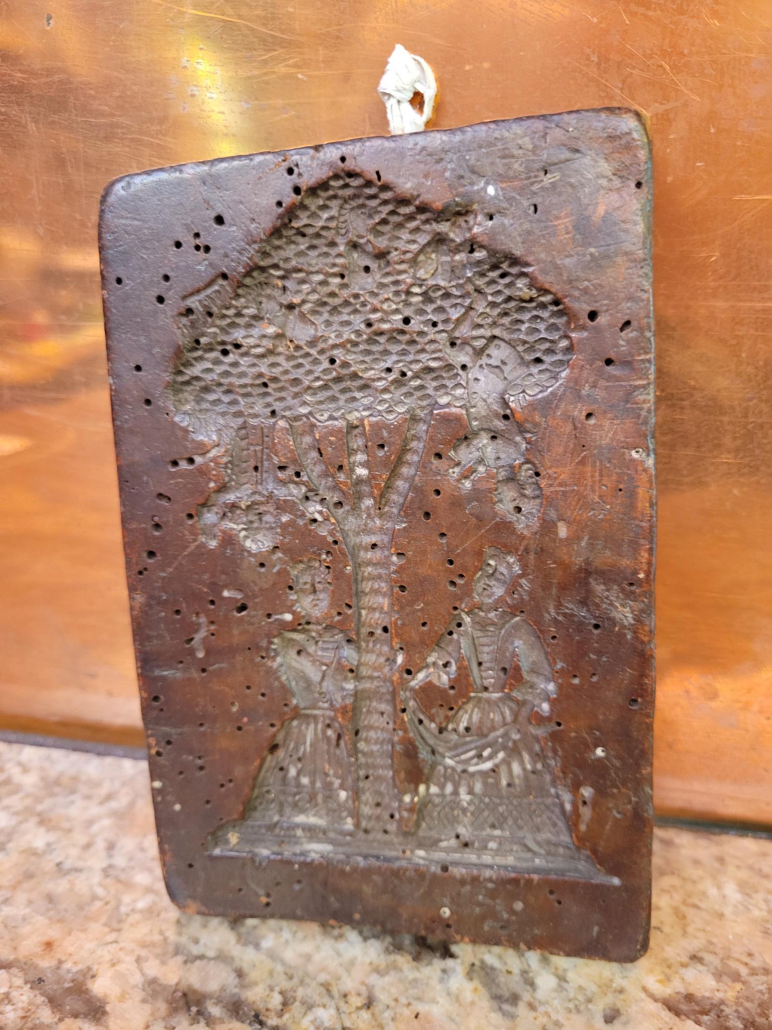 Early European Worm Wood Butter Mold (1 of 3)