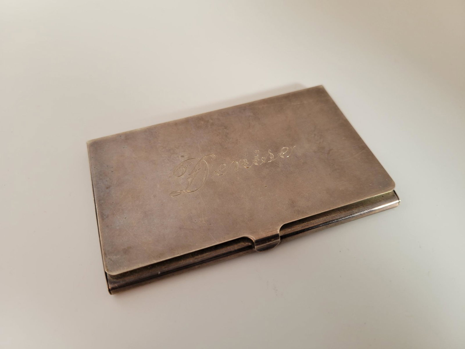 Tiffany & Co Signed Sterling Silver Card Holder (1 of 5)