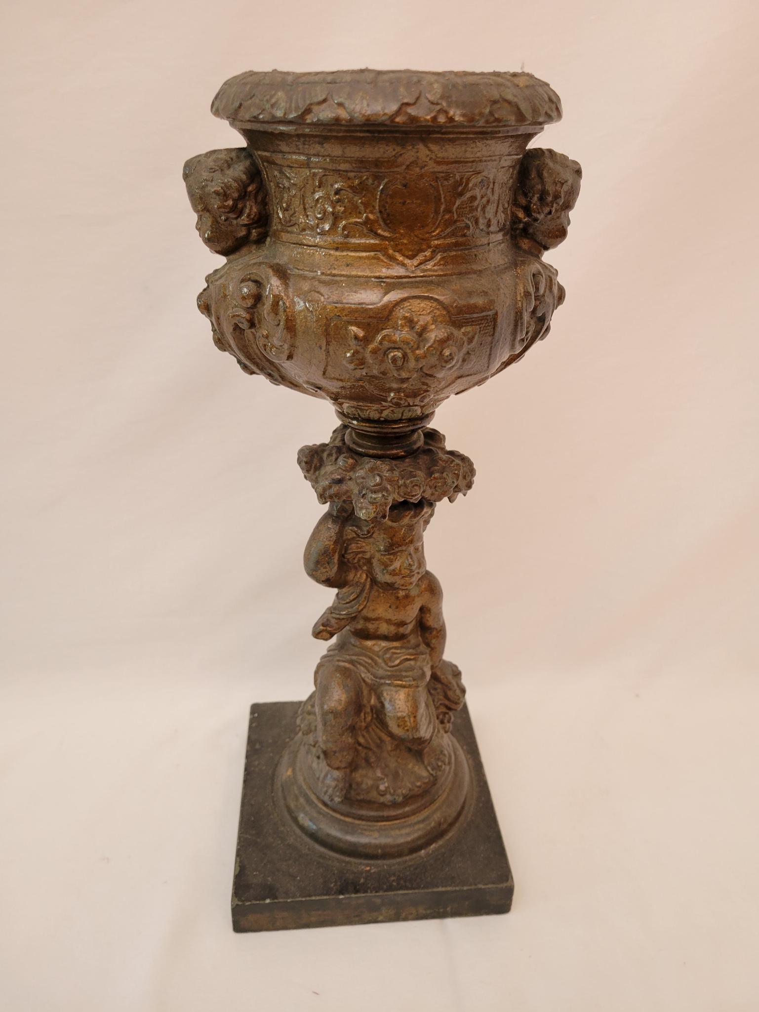 Early 20th Century Pot Metal Planter Stand (1 of 6)