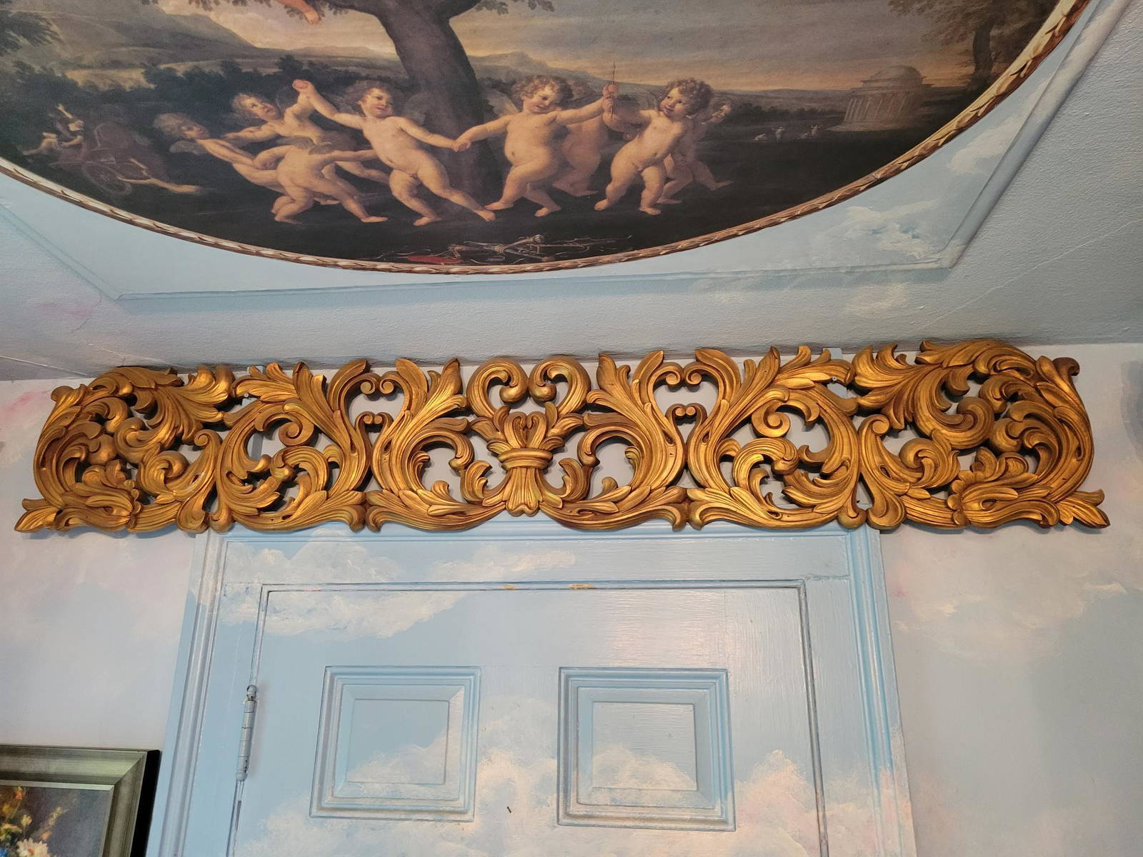Golden Decorative Wall Art Auction