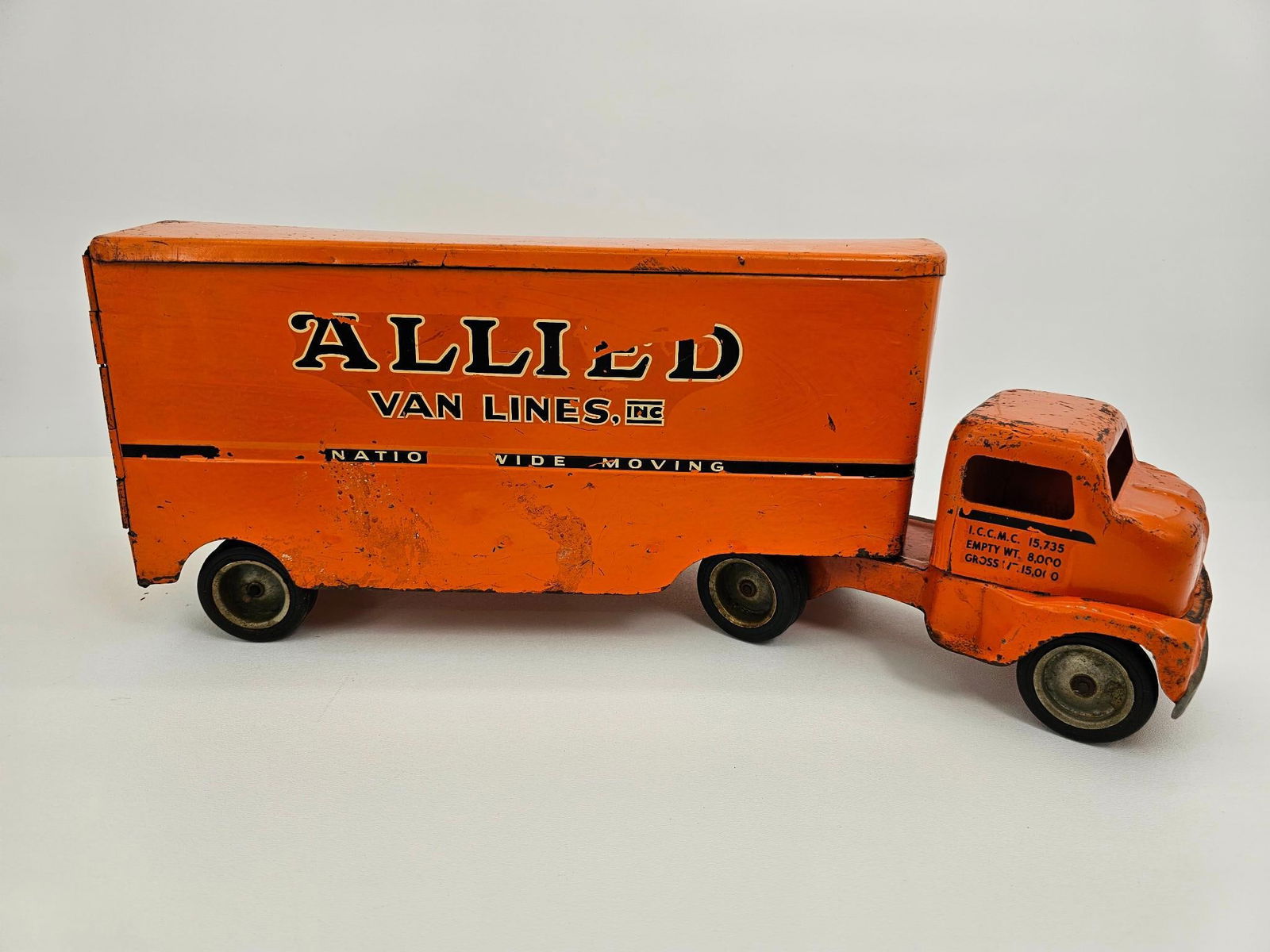 Tonka "Allied Van Lines" Pressed Steel Semi Truck (1 of 8)