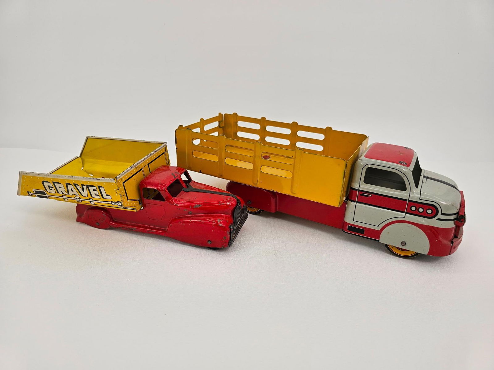(2) Two Pressed Steel Trucks by Marx (1 of 9)