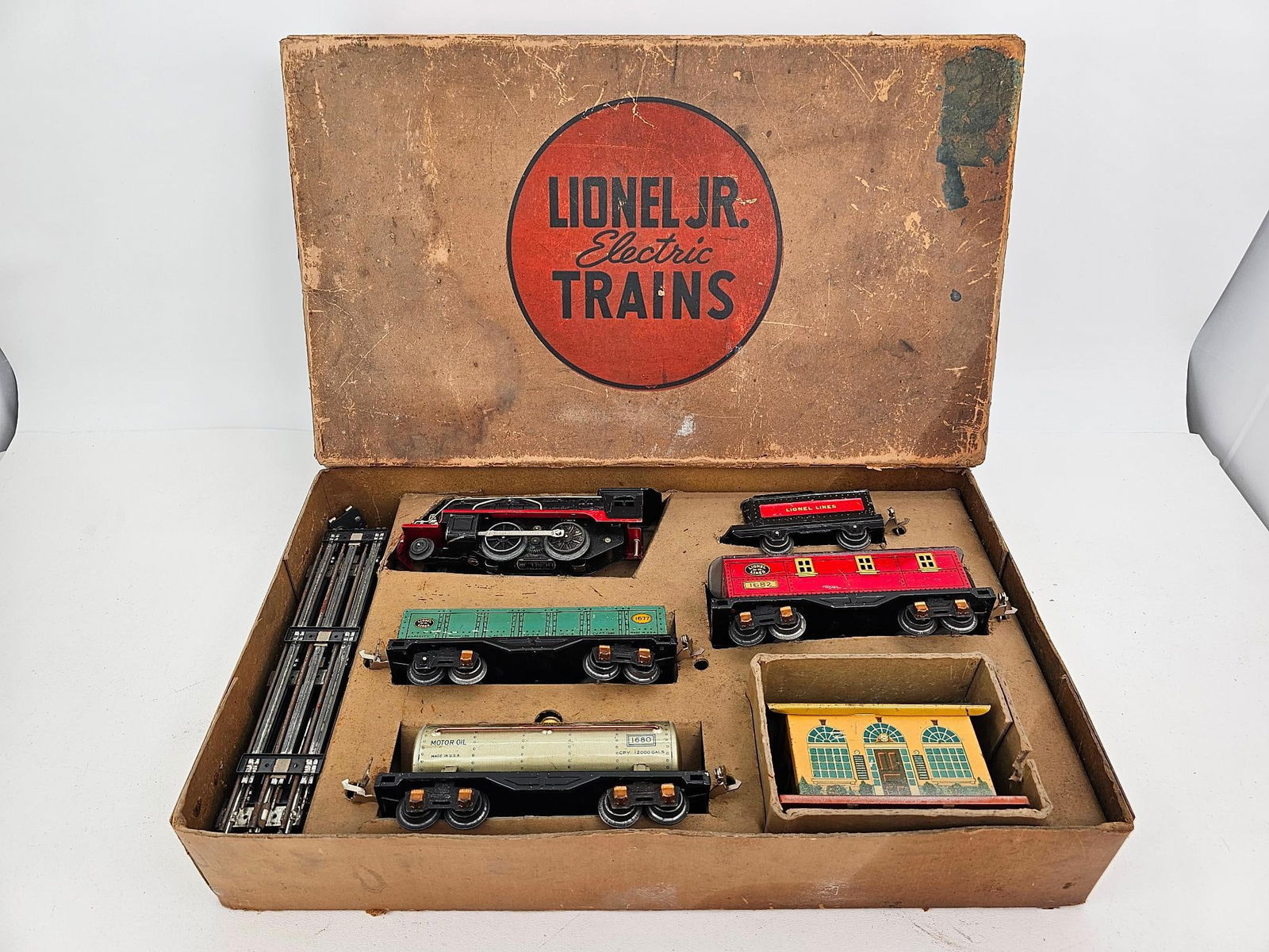Boxed 1930's Lionel Jr. Train Set #1054 (1 of 17)