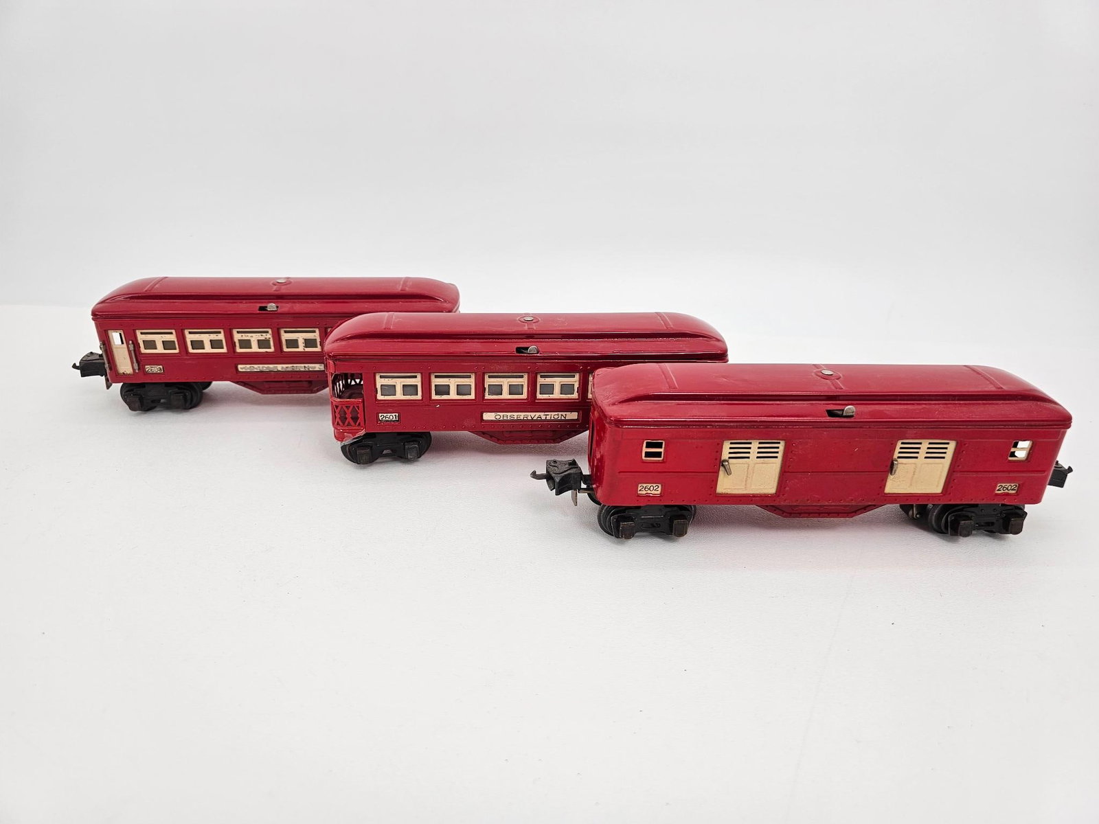 3pc Lionel Lines Pre-War Passenger Car Set (1 of 7)