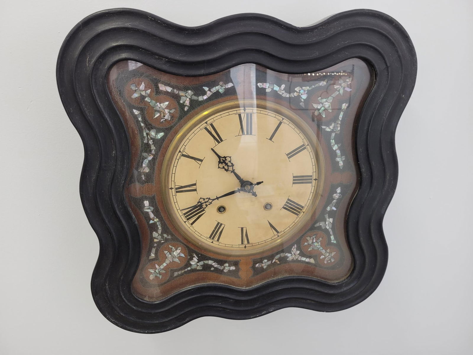 French Vineyard Wall Clock - Mother of Pearl Dial (1 of 13)