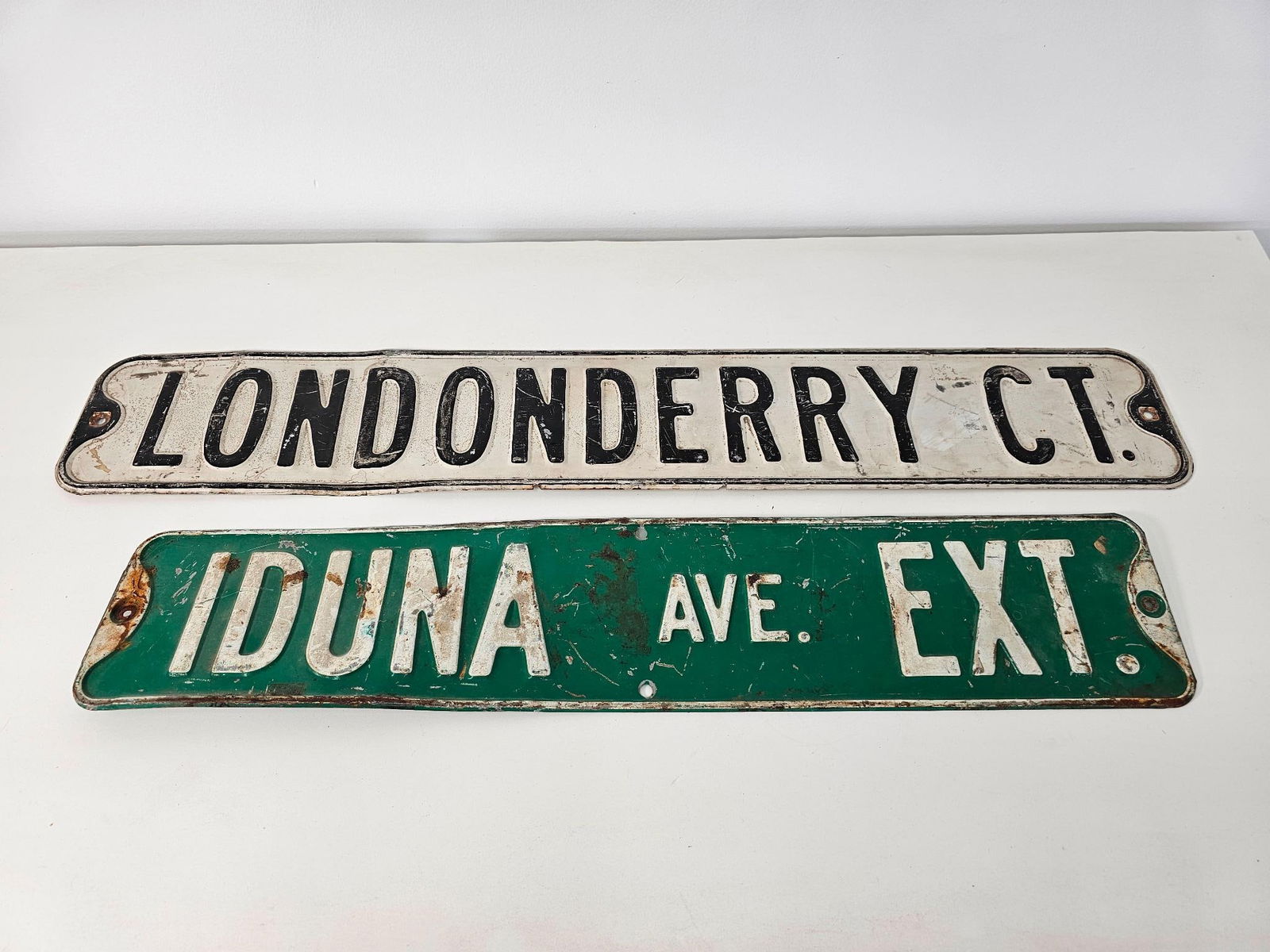 (2) Two Vintage Street Signs (1 of 11)
