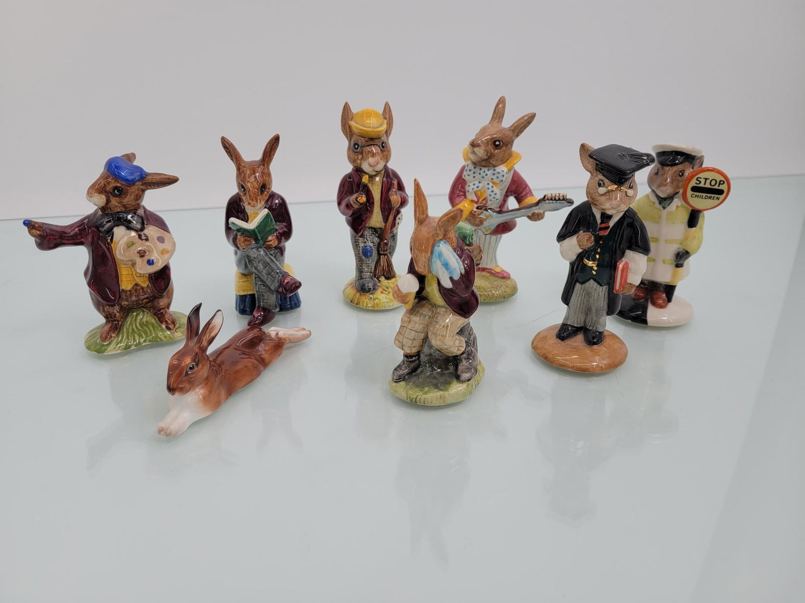 8pc Lot Royal Doulton Porcelain Bunnykins Figures (1 of 20)