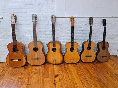 (6) Six Estate Found Guitars - (As-Is): Includes in this lot are the guitars seen in the photos. These were all found above the garage of a Milford CT home where they had been for the last 30 years. You get exactly what you see. Sold