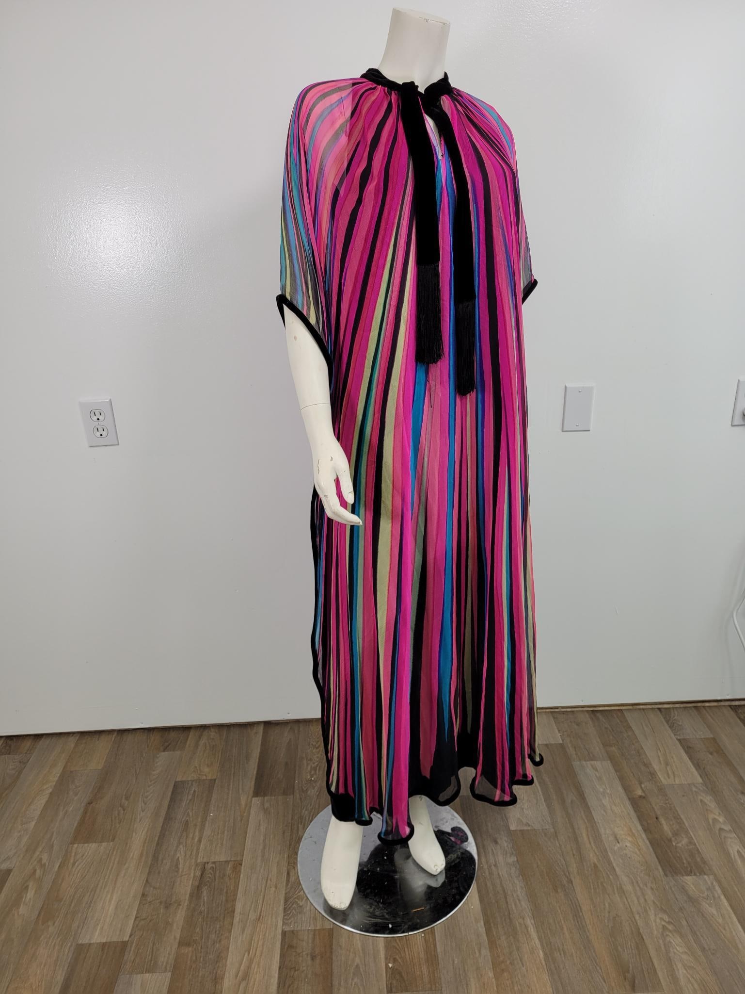 Rare Vintage Multi-Colored W.F. Adlmuller Kaftan (1 of 13)