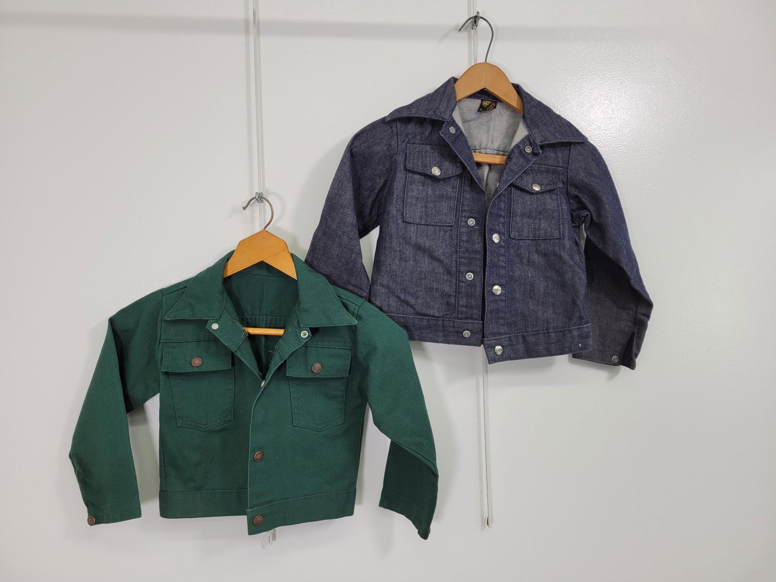 Lot of 2 Children Or Dolls Denim Jackets (1 of 9)