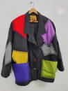 Kazual Oversized Silk Patchwork Jacket