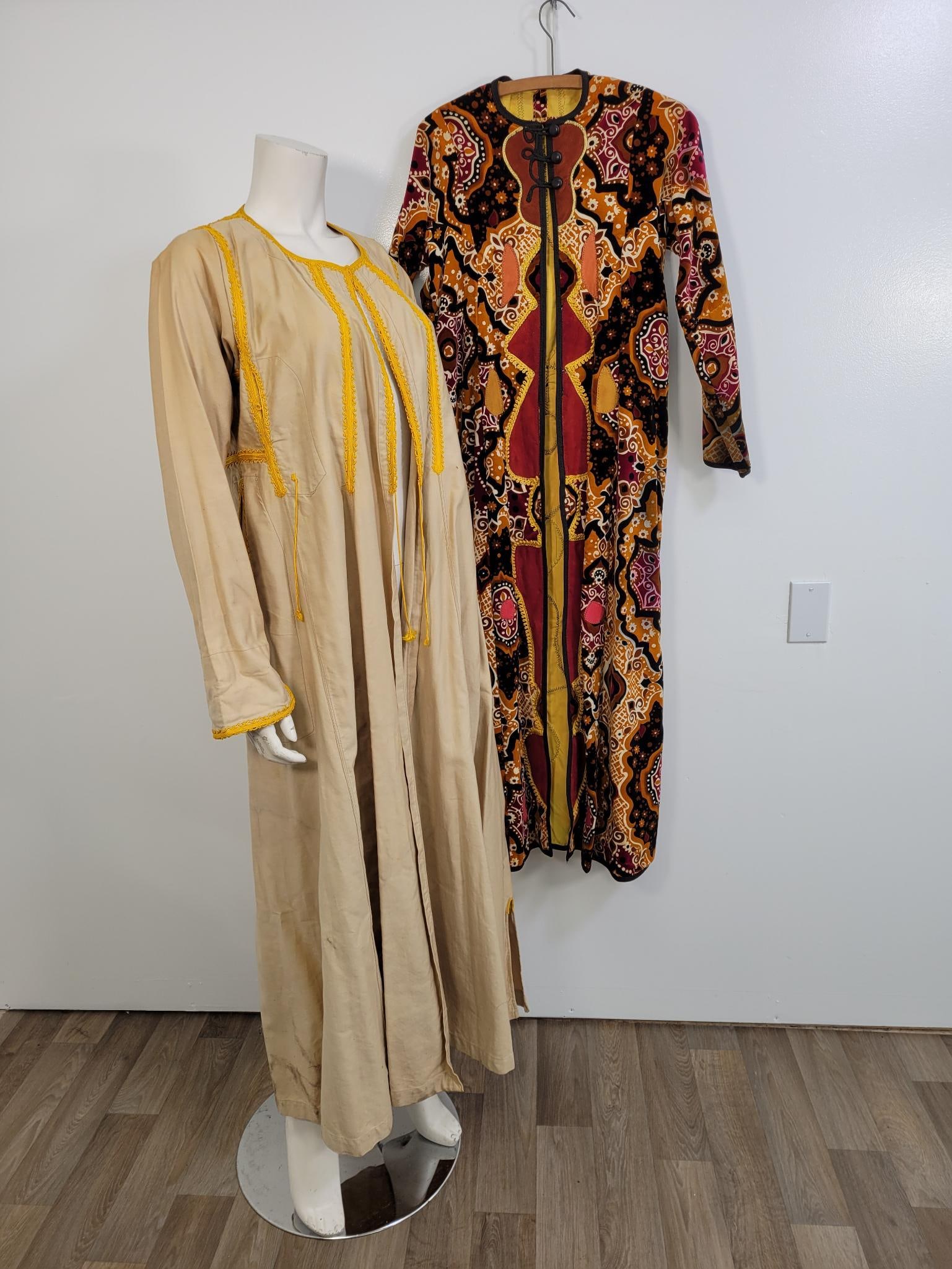 Pair Of Vintage Floor Length House Coats (1 of 11)