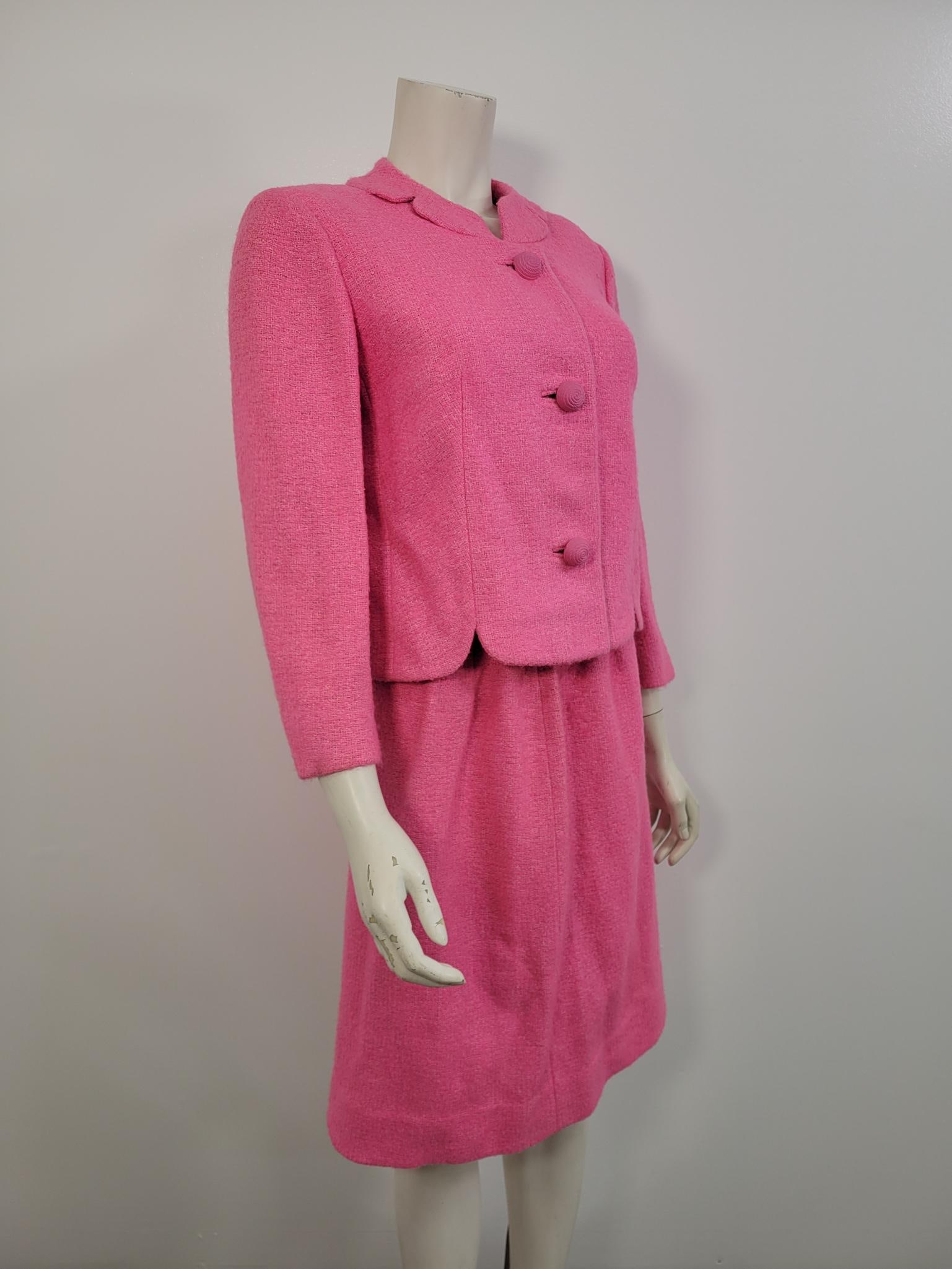 Vintage Tweed Barbie Pink Suit Set (1 of 11)