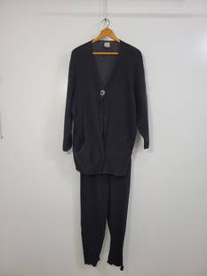 Vintage Michelle St John Sweater + Pants Ensemble: Description: Vintage 80s style Michelle St John (out of Hartford CT) sweater and pants set. Has some marks on the front of the sweater, but looks like they would come out with a wash. No rips. Measure