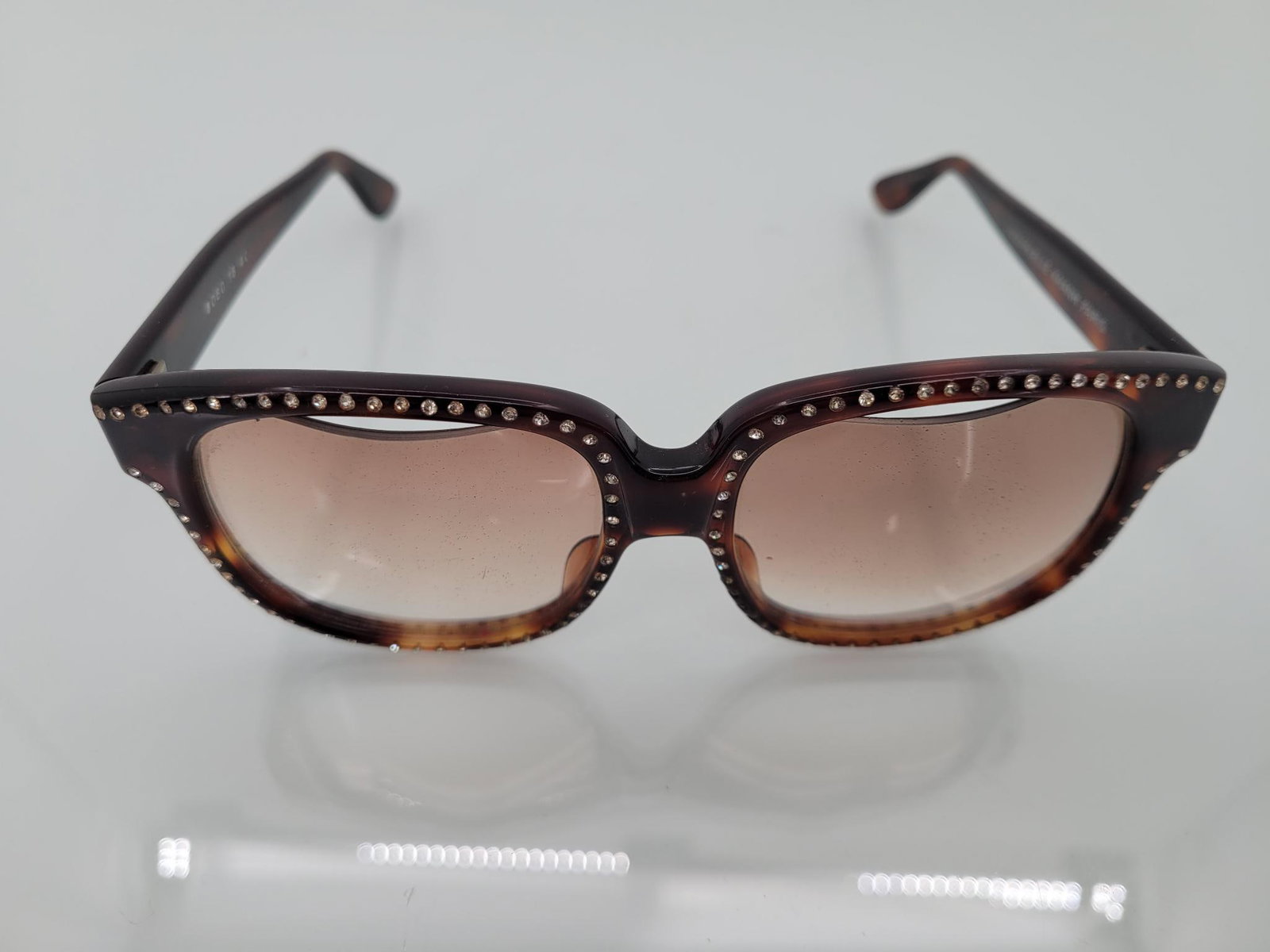 Vintage Emmanuelle Khanh Paris 8080 Sunglasses: Description: look to be authentic vintage Emmanuelle Khanh Paris 8080 sunglasses. Lenses are warped (see photos) Measurements: One size