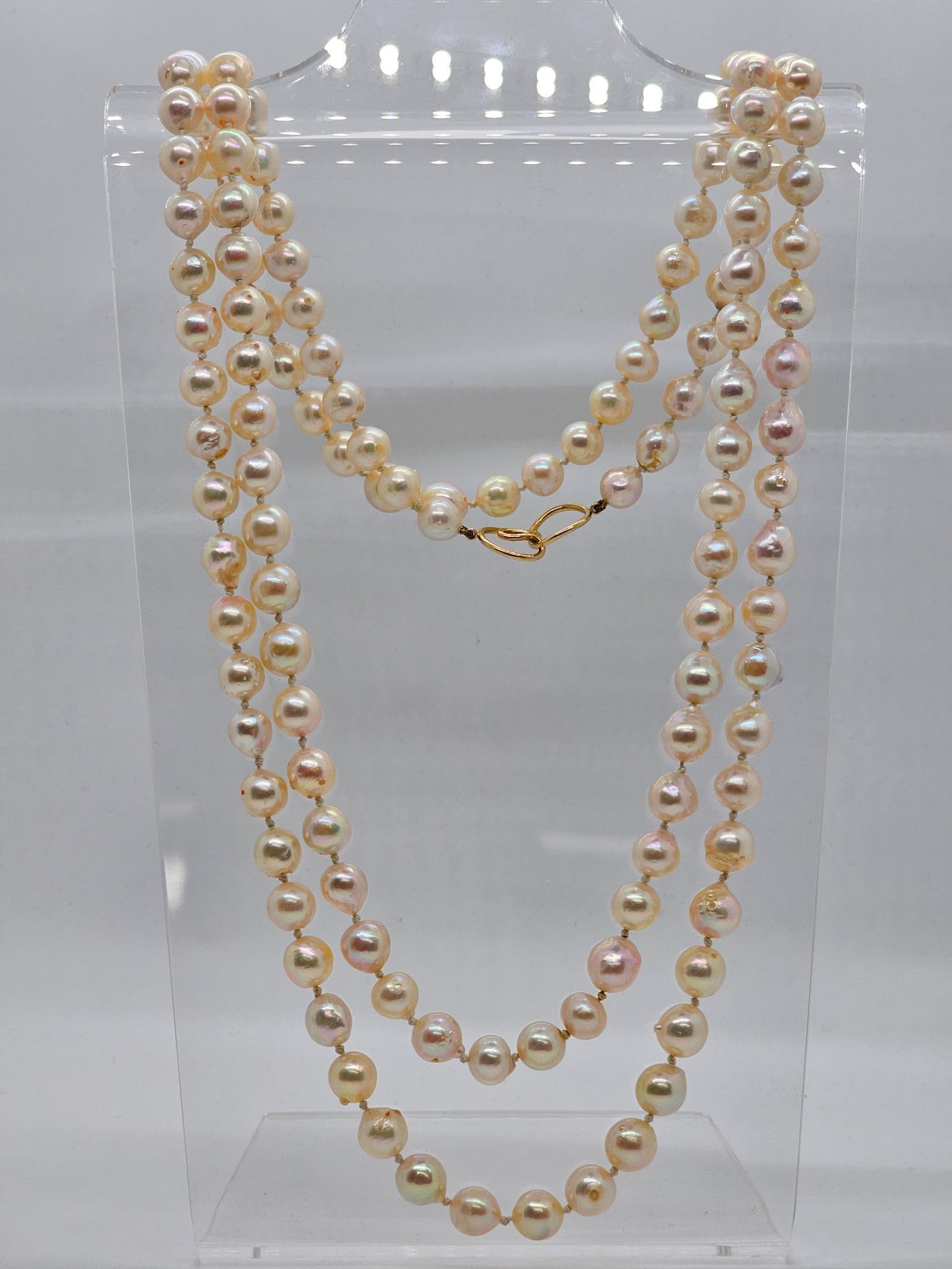54" Single Strand South Sea Baroque Pearl Necklace (1 of 9)
