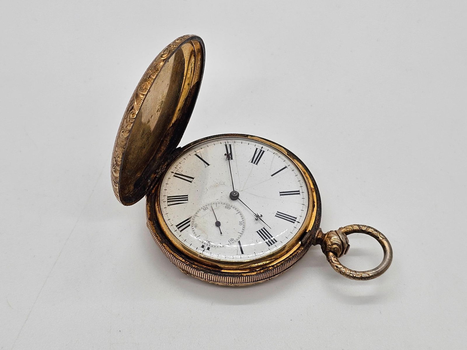 J.R Losada, London Gold Plated Silver Pocket Watch (1 of 10)