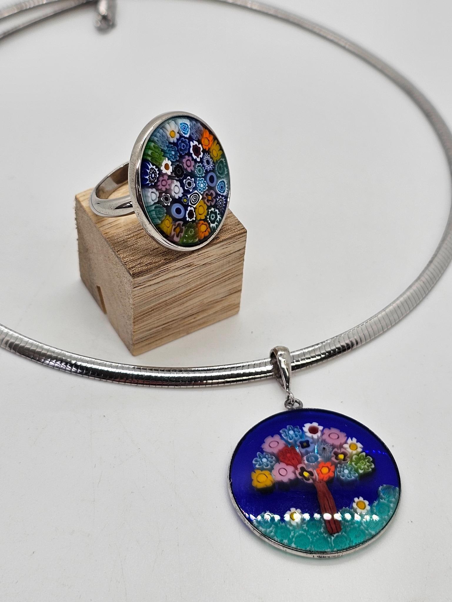 Ross Simons Sterling Silver Necklace & Ring Set (1 of 6)