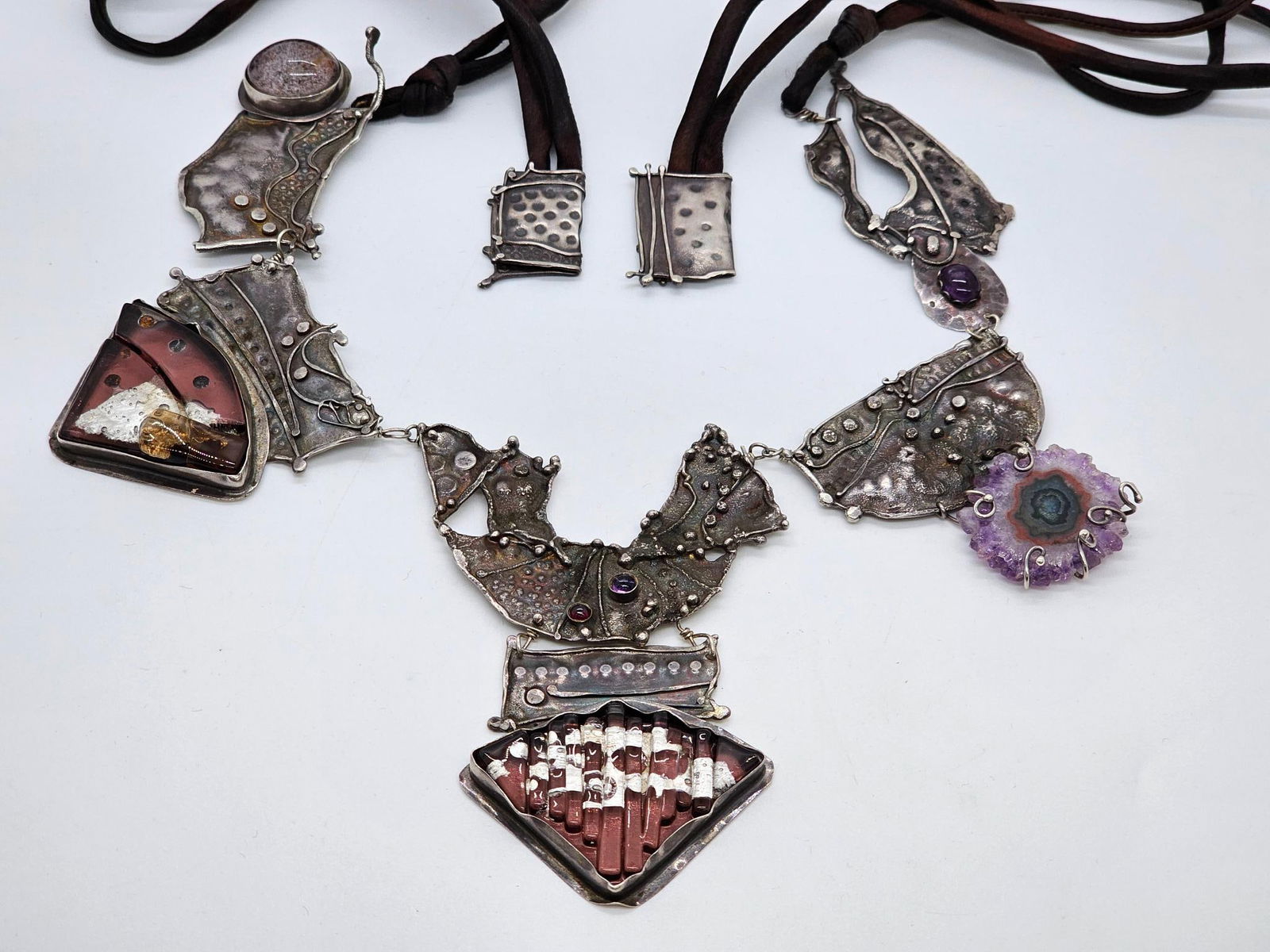 Sterling Silver Artisan Necklace - Cathleen McLain (1 of 20)