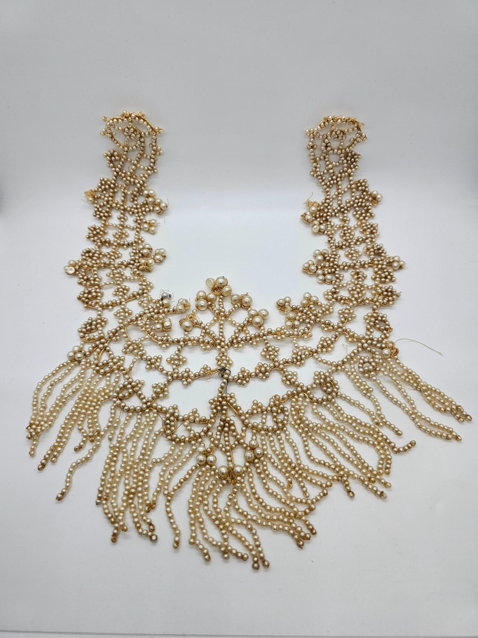 Antique Beaded Lace Collar (1 of 9)