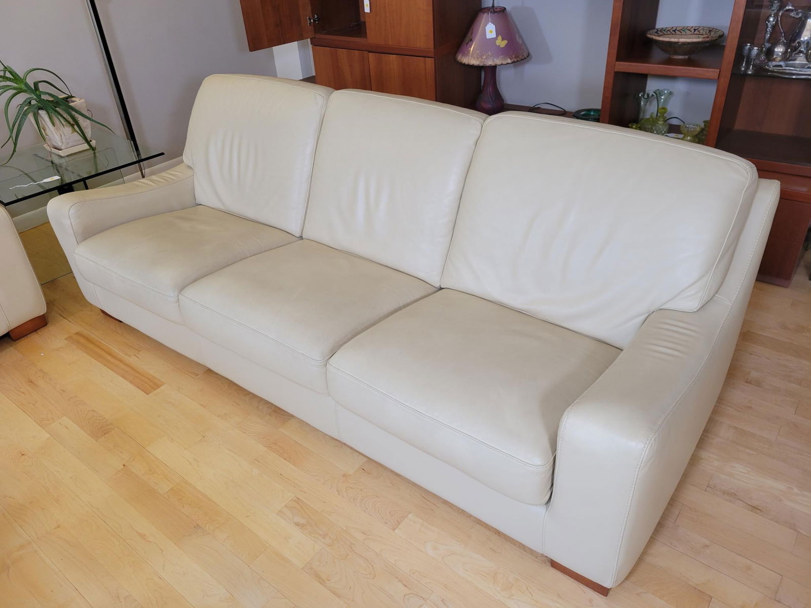 Signed Roche Bobois Leather Sofa - #1 (1 of 11)