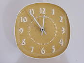 Mid-Century Russel Wright Ceramic Wall Clock