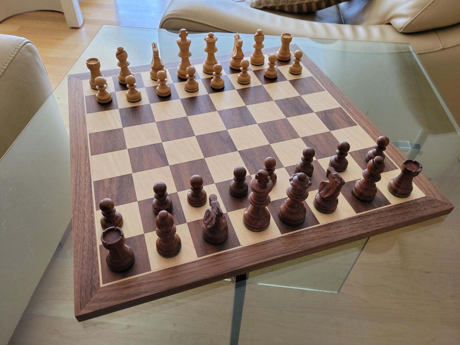 Wooden Chess Set w/ Board (1 of 13)