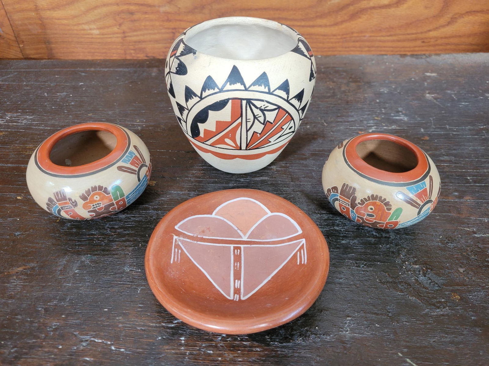 4 Pc Lot of Native American Pottery (1 of 12)