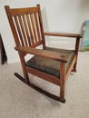 Original Early 20th C. Stickley Rocking Chair