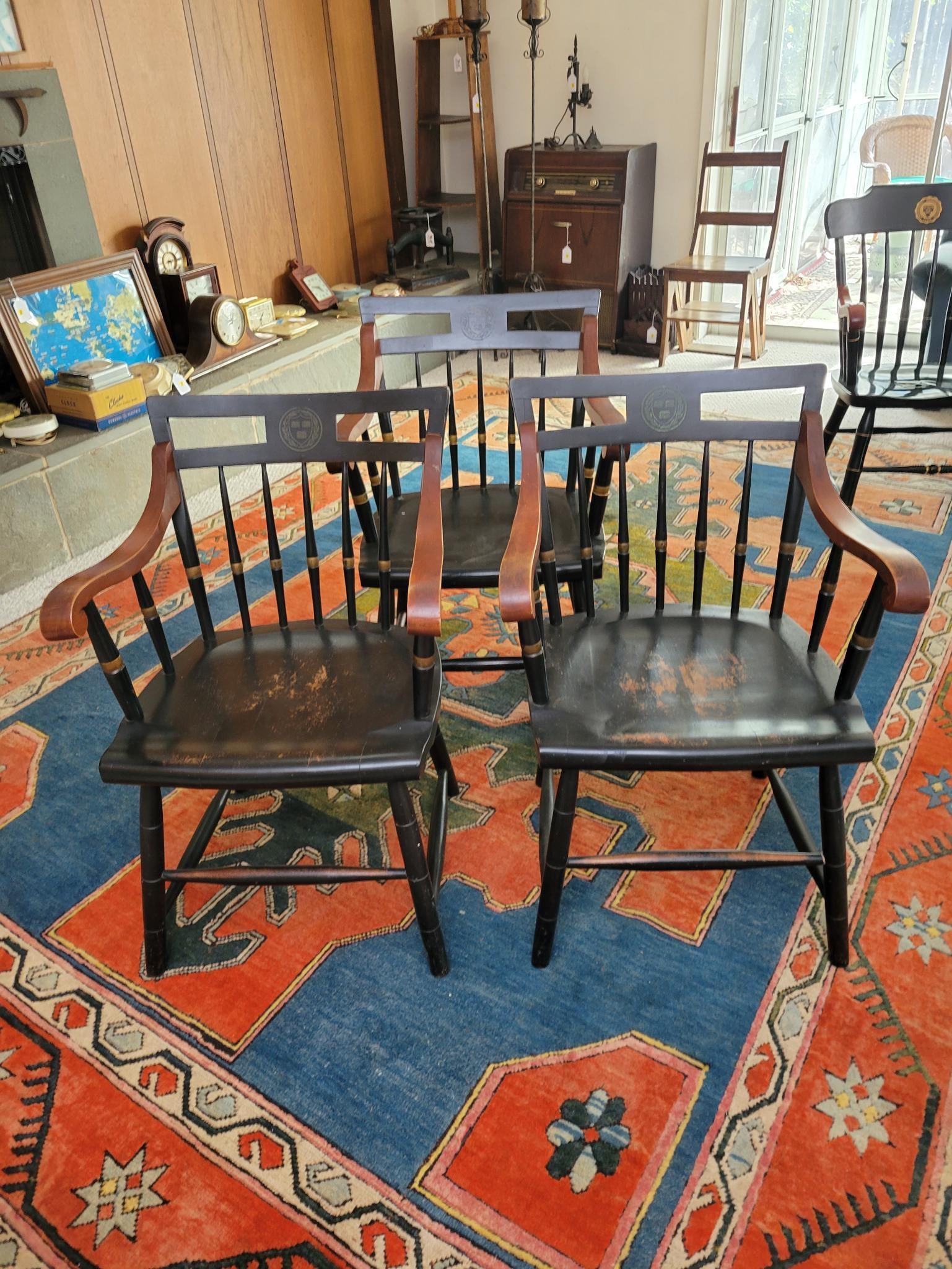Lot of 3 Harvard Law School Captains Chairs (1 of 8)