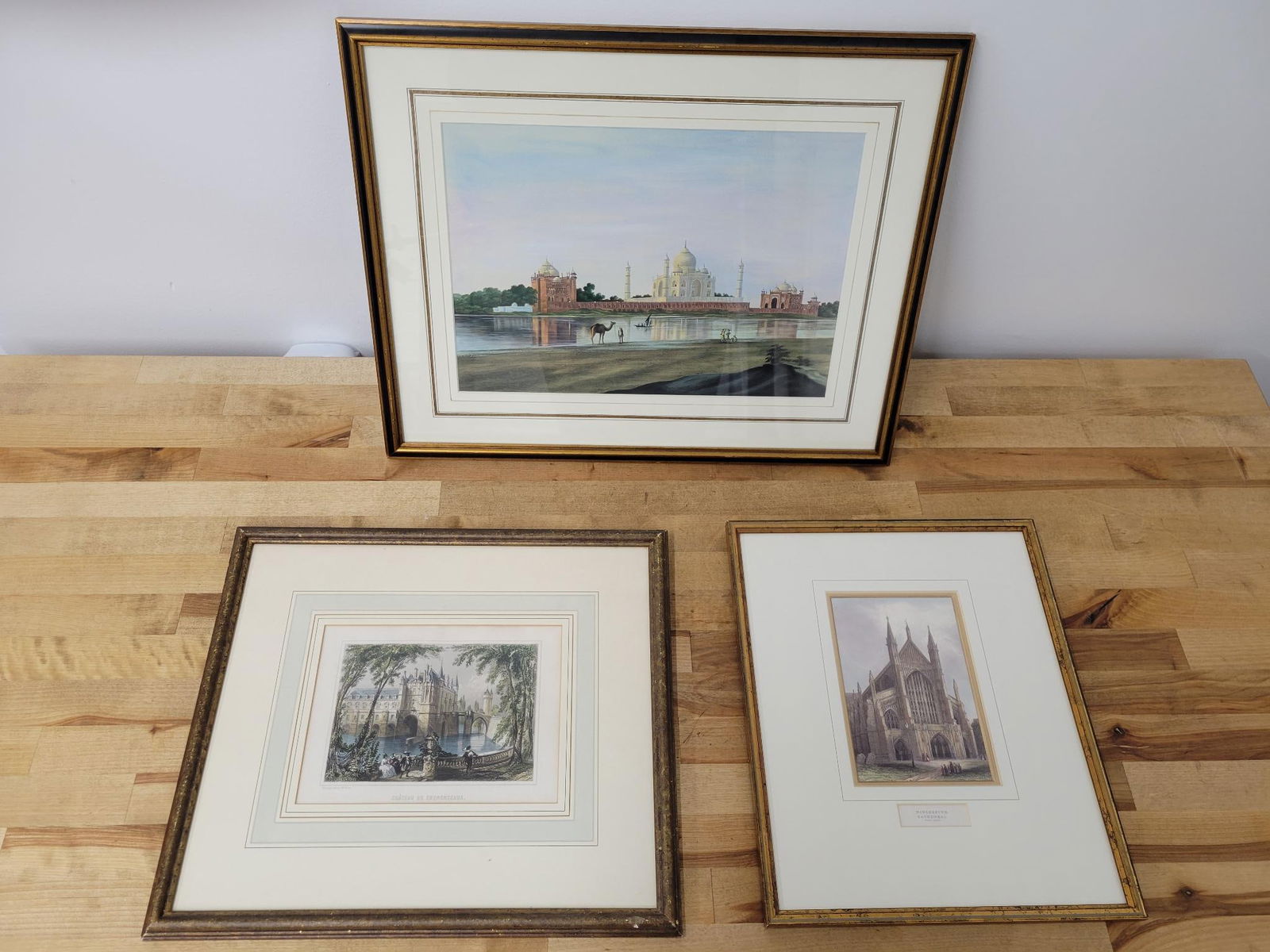 3pc Grouping of Framed Architectural Prints (1 of 16)
