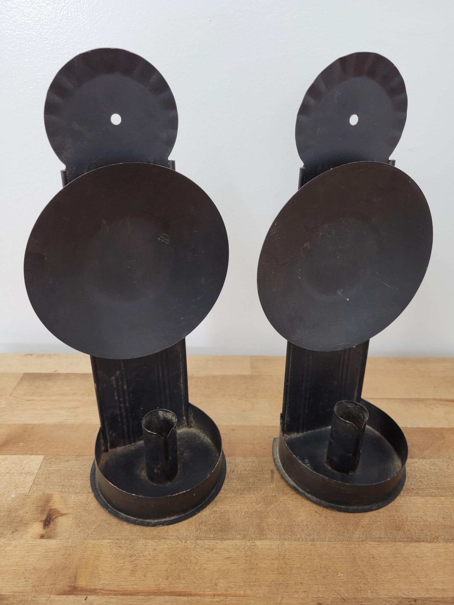 Painted Tin Farmhouse Candle Sconces (1 of 12)