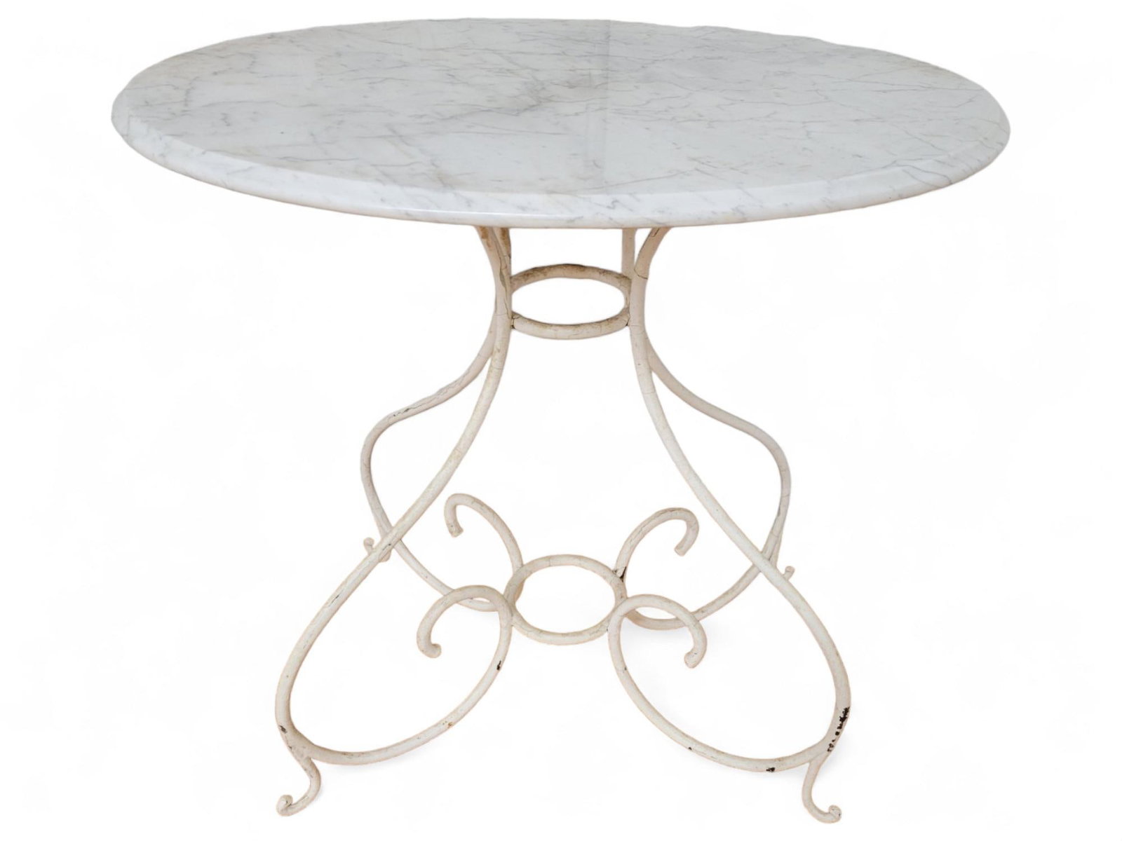 French Style Painted Iron Garden Table (1 of 10)