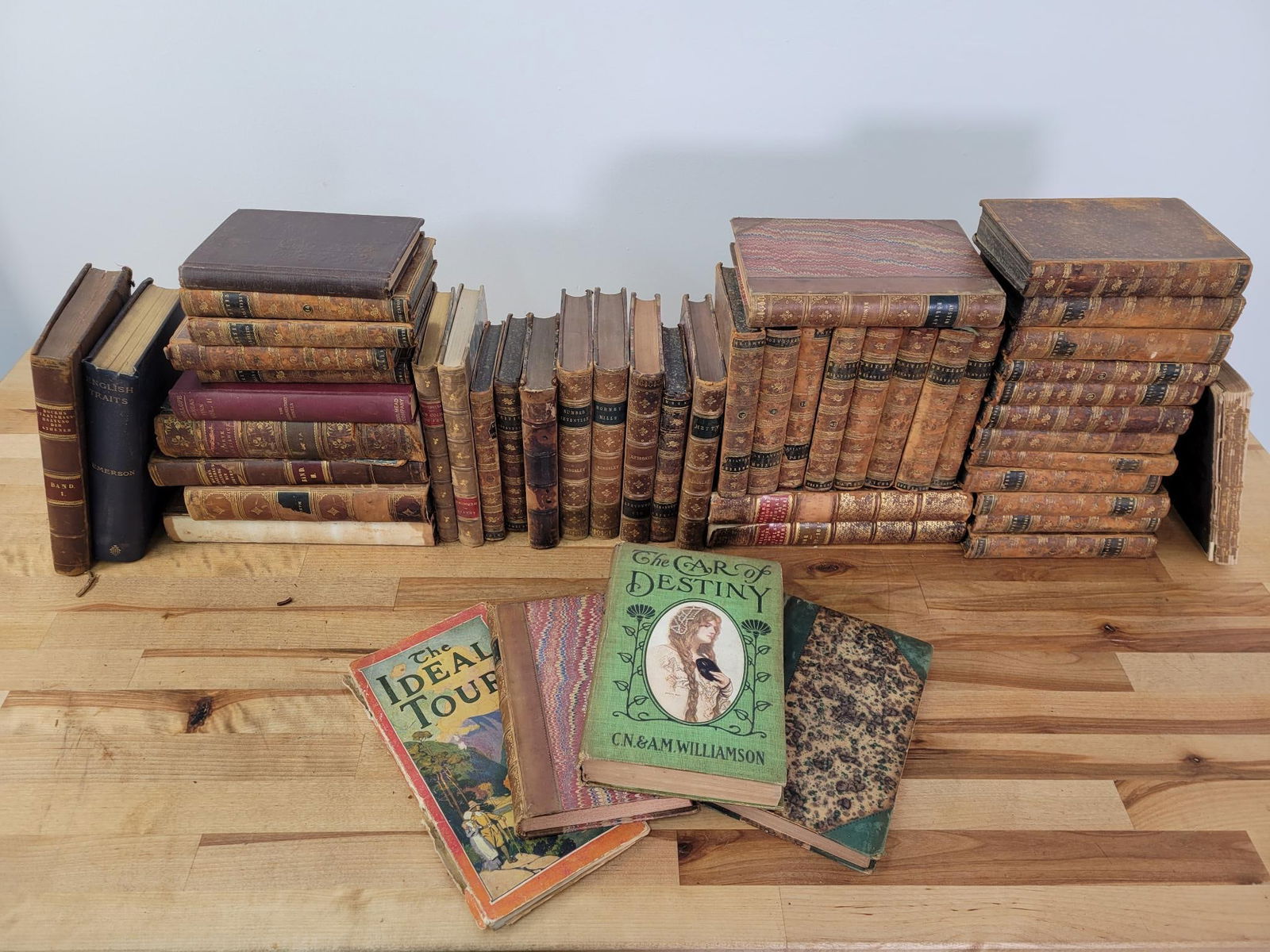Estate Grouping of Antique Books - Library Lot (1 of 8)