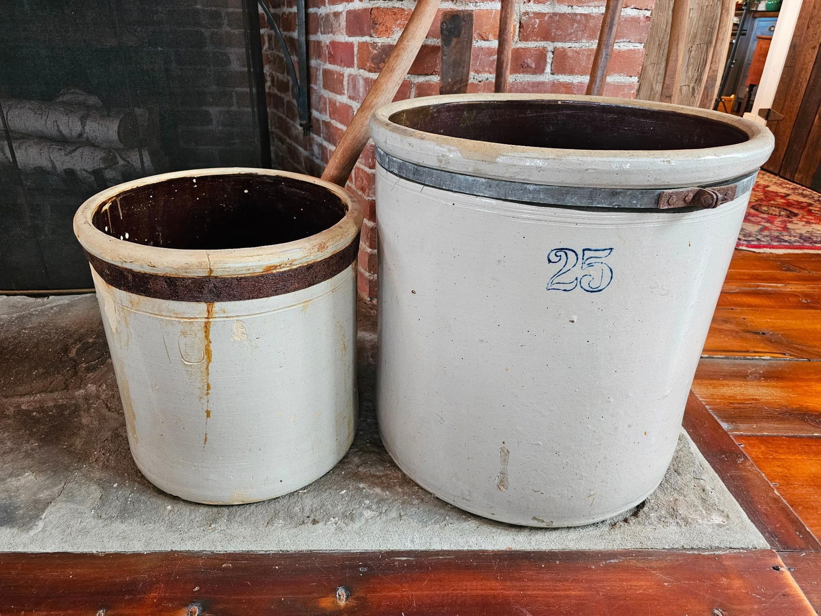 (2)Large Antique Crocs - 25 Gal & 10 Gal (1 of 11)