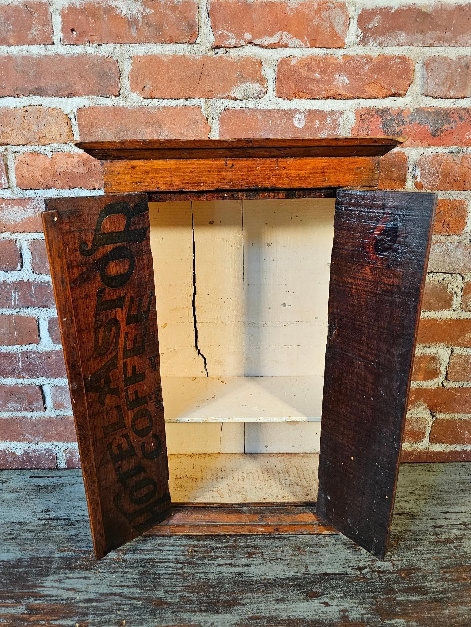 Antique Wall Mount Country Cupboard (1 of 8)