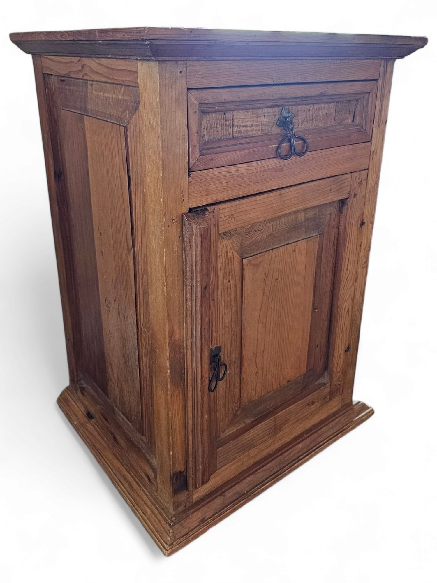 Primitive Pine Side Table (1 of 9)